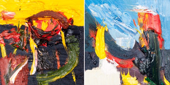 Flame Diptych