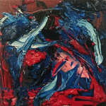 Composition in Red, Blue and White, 2016