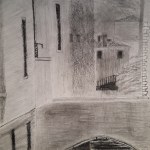 View From Bridge, Near Calle Fianco De La Scuola, Dorsoduro, Venice