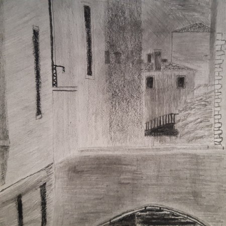 View From Bridge, Near Calle Fianco De La Scuola, Dorsoduro, Venice