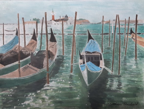 San Giorgio Maggiore, Viewed from St. Mark's, Venice, Italy