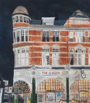 The Queens Pub, Crouch End, at Night, 2025