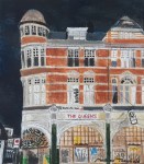 The Queens Pub, Crouch End, at Night