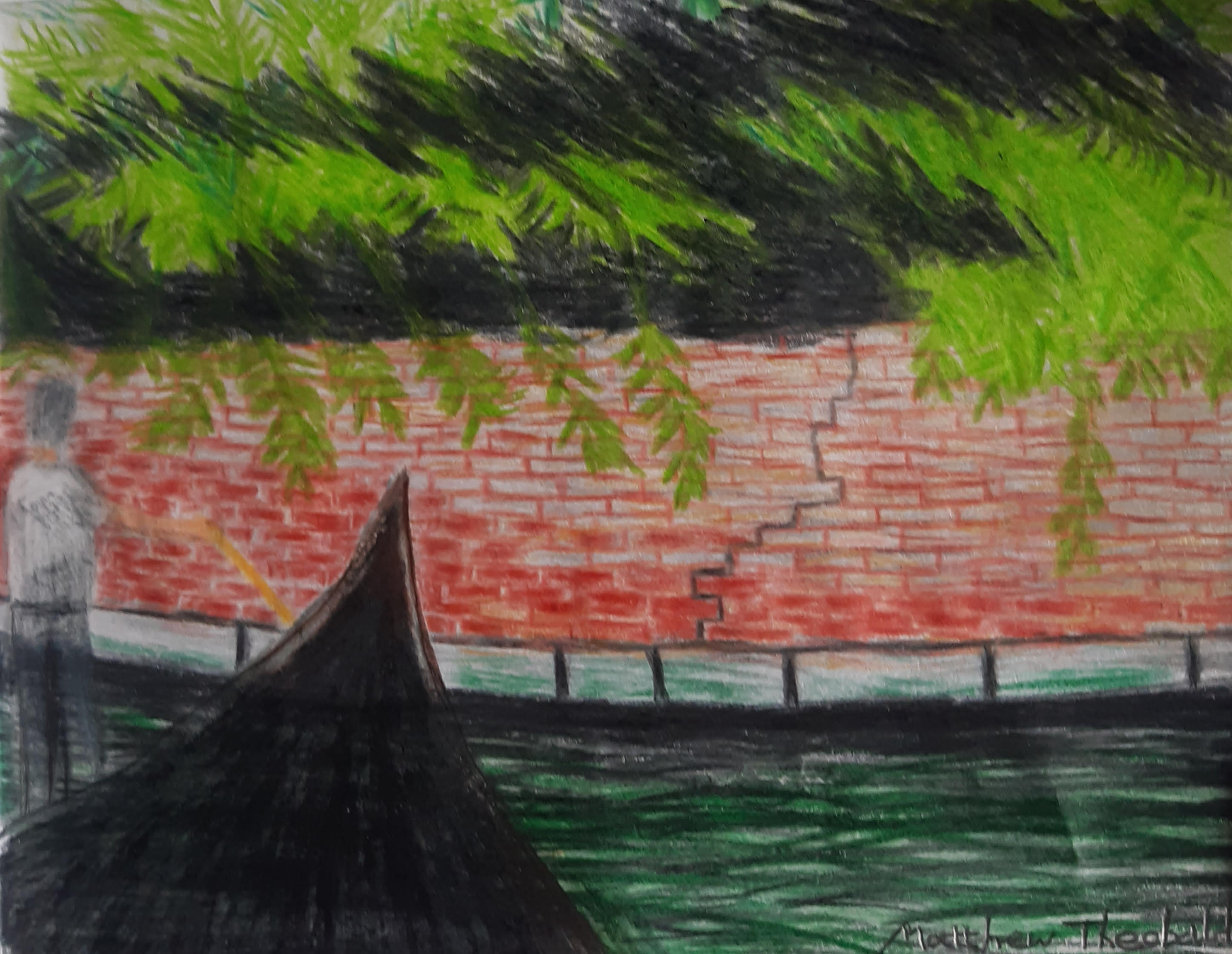 Gondola, at Dorsoduro, Venice, Italy